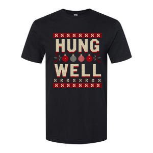 Hung Well Christmas Stocking RaunchyS Hung Well Softstyle CVC T-Shirt