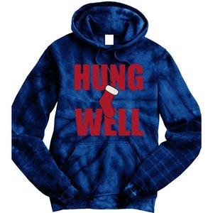 Hung Well Christmas Shock Xmas Present Winter Holiday Tie Dye Hoodie