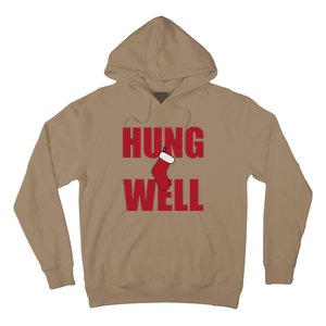 Hung Well Christmas Shock Xmas Present Winter Holiday Hoodie