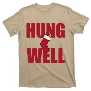 Hung Well Christmas Shock Xmas Present Winter Holiday T-Shirt