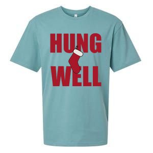 Hung Well Christmas Shock Xmas Present Winter Holiday Sueded Cloud Jersey T-Shirt