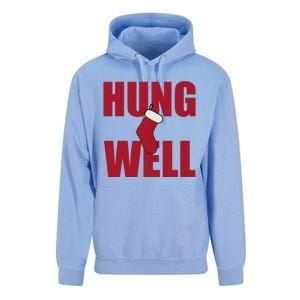 Hung Well Christmas Shock Xmas Present Winter Holiday Unisex Surf Hoodie