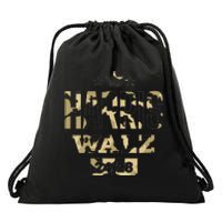 Harris Waltz Camo 2024 Drawstring Bag