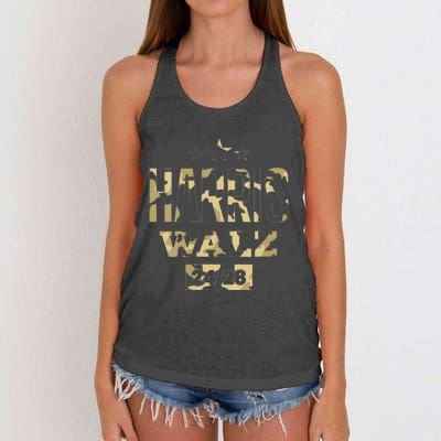 Harris Waltz Camo 2024 Women's Knotted Racerback Tank