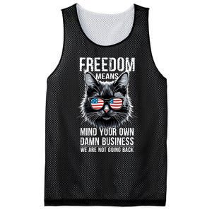 Harris Waltz Cat Lady Walz Mind Your Own Damn Business Mesh Reversible Basketball Jersey Tank