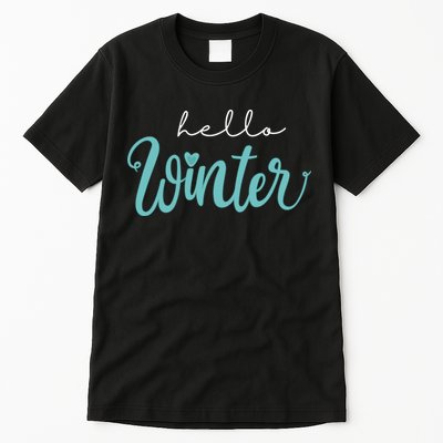 Hello Winter Cute Holiday Tall T-Shirt