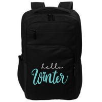 Hello Winter Cute Holiday Impact Tech Backpack