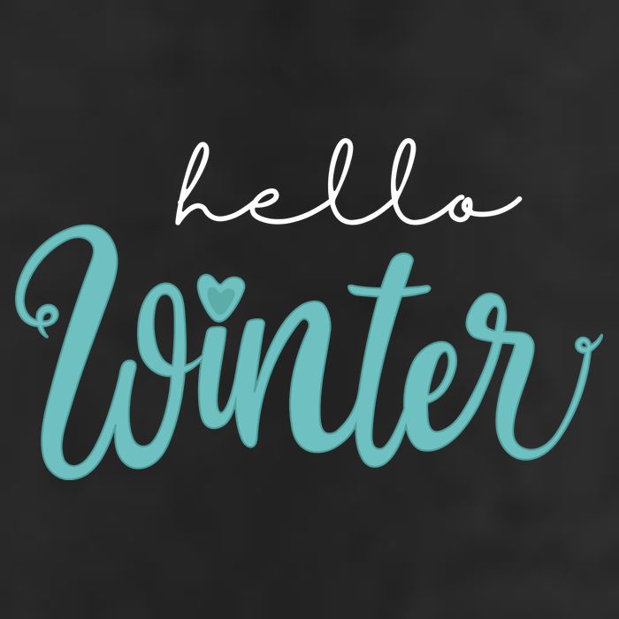 Hello Winter Cute Holiday 11oz C Handle Ceramic Mug