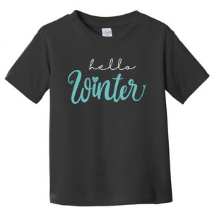 Hello Winter Cute Holiday Toddler T-Shirt