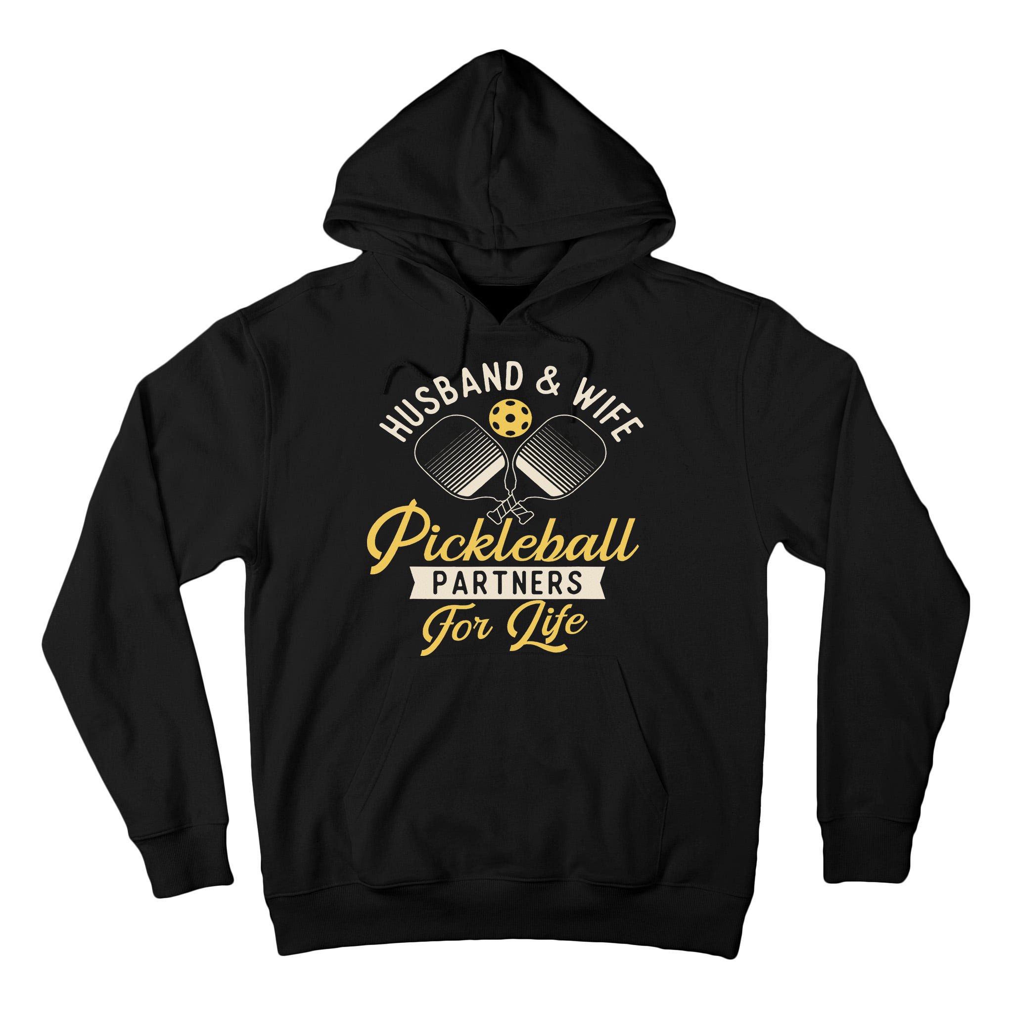 Husband & Wife Couple Pickleball Player Pickleballers Tall Hoodie
