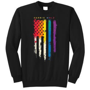 Harris Walz Colorful Streak Sweatshirt