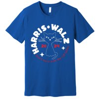 Harris Walz Cat Lady DonT Mess With The Cat Ladies Great Gift Premium T-Shirt