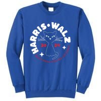 Harris Walz Cat Lady DonT Mess With The Cat Ladies Great Gift Tall Sweatshirt