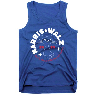 Harris Walz Cat Lady DonT Mess With The Cat Ladies Great Gift Tank Top