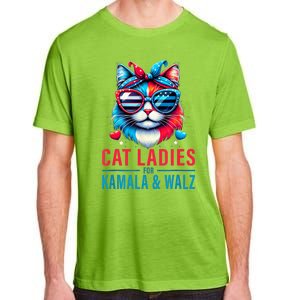 Harris Waltz Cat Lady Harris Waltz 2024 Kamala Harris Coach Adult ChromaSoft Performance T-Shirt