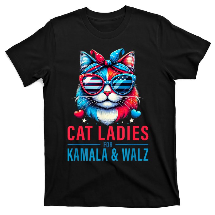 Harris Waltz Cat Lady Harris Waltz 2024 Kamala Harris Coach T-Shirt