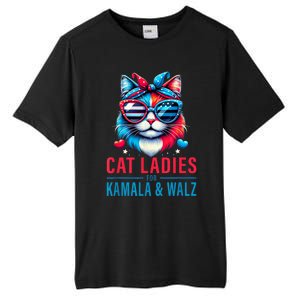 Harris Waltz Cat Lady Harris Waltz 2024 Kamala Harris Coach Tall Fusion ChromaSoft Performance T-Shirt