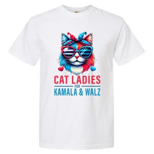 Harris Waltz Cat Lady Harris Waltz 2024 Kamala Harris Coach Garment-Dyed Heavyweight T-Shirt