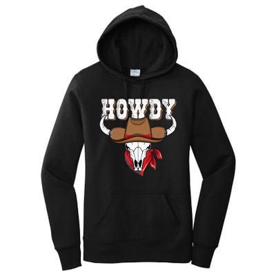 Howdy Western Country Cowgirl Cowboy Texas Rodeo Women's Pullover Hoodie