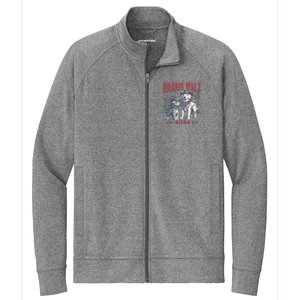 Harris Walz Cowboy This Childless Cat Dog Lady Kamala Stretch Full-Zip Cadet Jacket