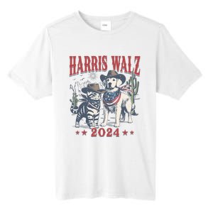 Harris Walz Cowboy This Childless Cat Dog Lady Kamala Tall Fusion ChromaSoft Performance T-Shirt