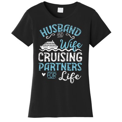 Husband & Wife Cruising Partners For Life Cruise Ship Women's T-Shirt