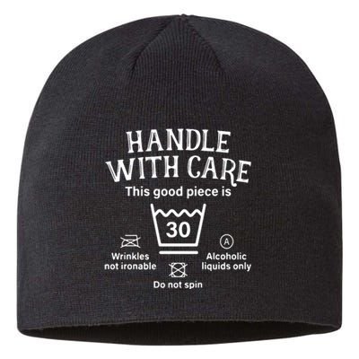 Handle With Care 30 Thirty 30th Birthday Sustainable Beanie