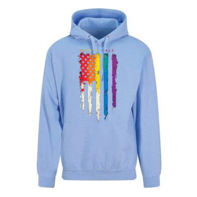 Harris Walz Colorful Streak Gift Unisex Surf Hoodie