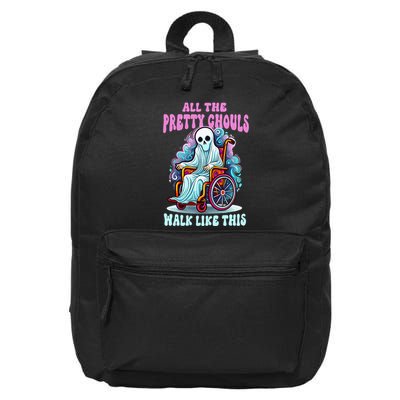 Halloween Wheelchair Costume Handicap Joke Ghouls Walk Like 16 in Basic Backpack