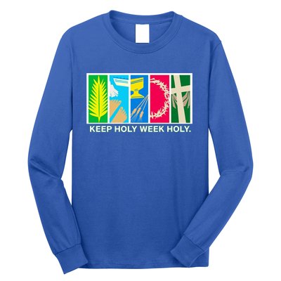 Holy Week Celebration Keep Holy Week Holy Gift Long Sleeve Shirt