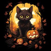 Halloween Witch Cat Pumpkin Cute Moon JackOLantern Costume 16 in Basic Backpack