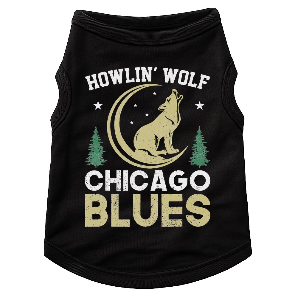 Howlin Wolf Chicago Blues Doggie Tank