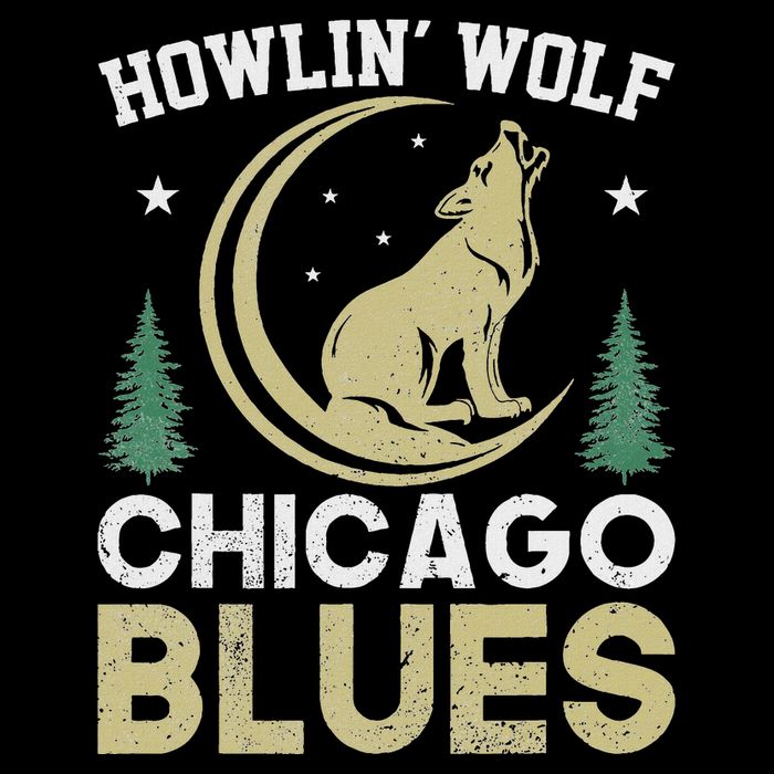 Howlin Wolf Chicago Blues Doggie Tank