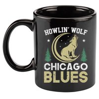 Howlin Wolf Chicago Blues 11oz C Handle Ceramic Mug