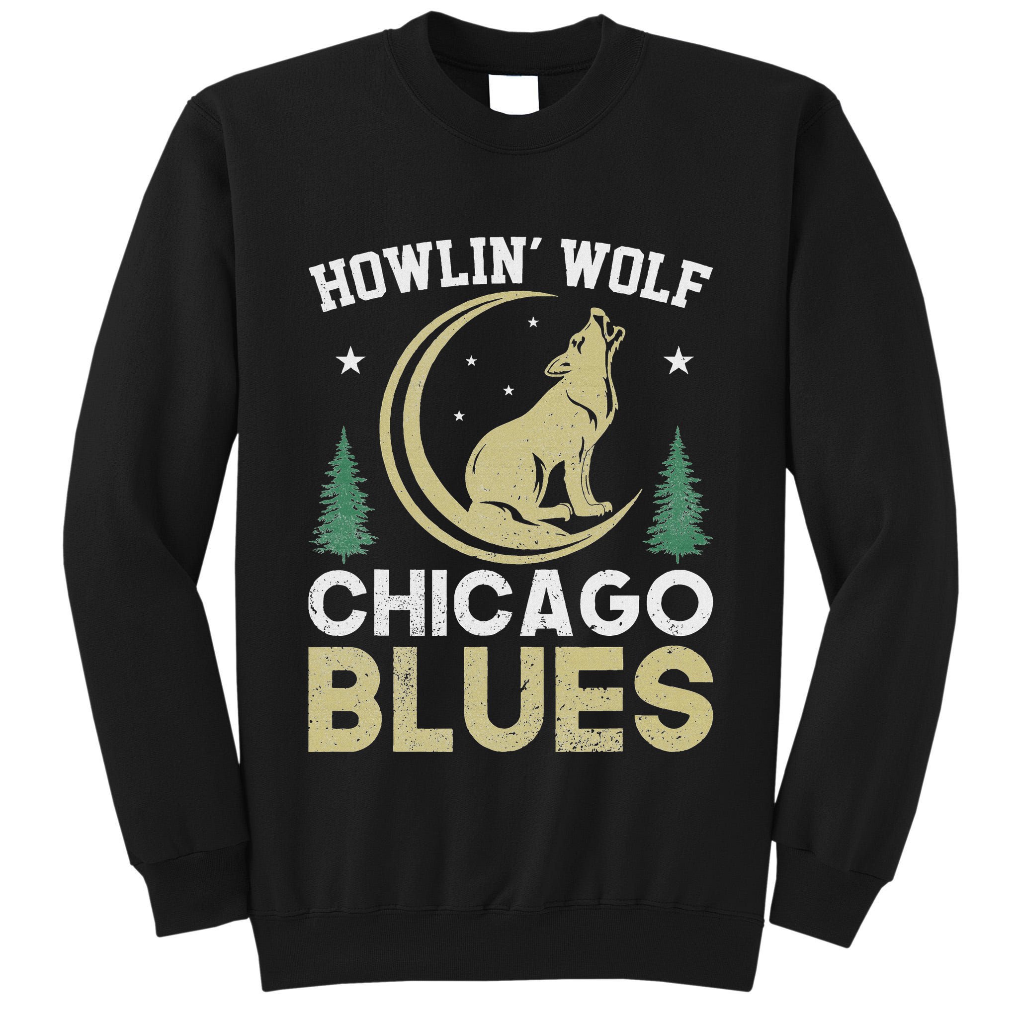 Howlin Wolf Chicago Blues Tall Sweatshirt