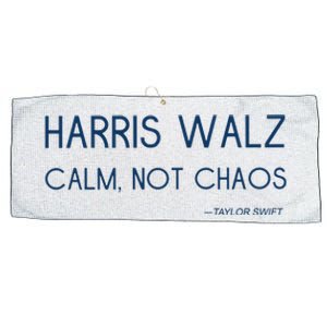 Harris Walz Calm Not Chaos Large Microfiber Waffle Golf Towel