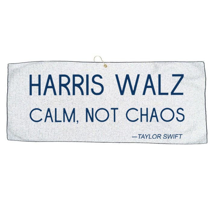 Harris Walz Calm Not Chaos Large Microfiber Waffle Golf Towel