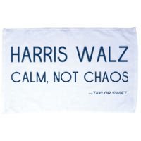 Harris Walz Calm Not Chaos Microfiber Hand Towel