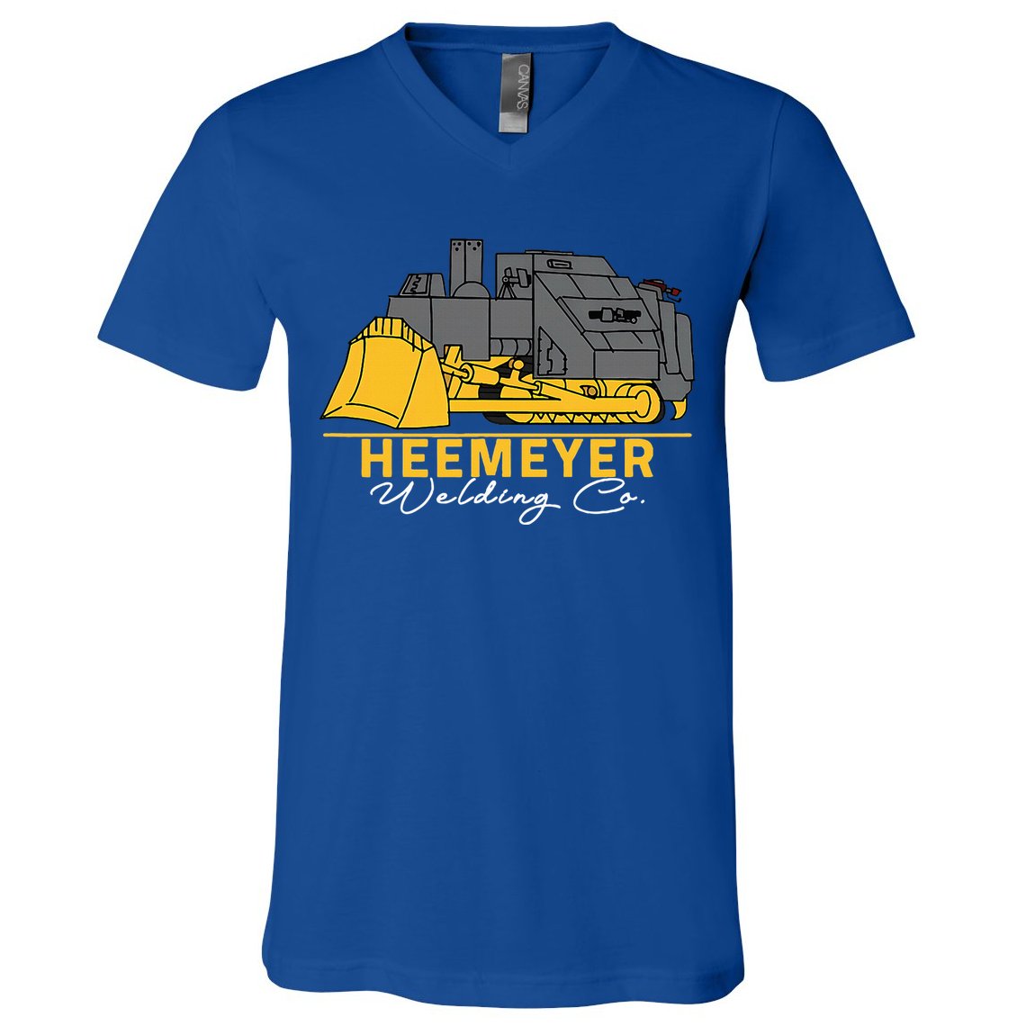 Heemeyer Welding Company Bulldozer Equipment V-Neck T-Shirt