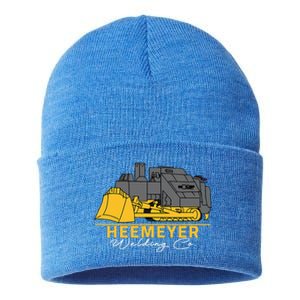 Heemeyer Welding Company Bulldozer Equipment Sustainable Knit Beanie