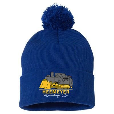 Heemeyer Welding Company Bulldozer Equipment Pom Pom 12in Knit Beanie