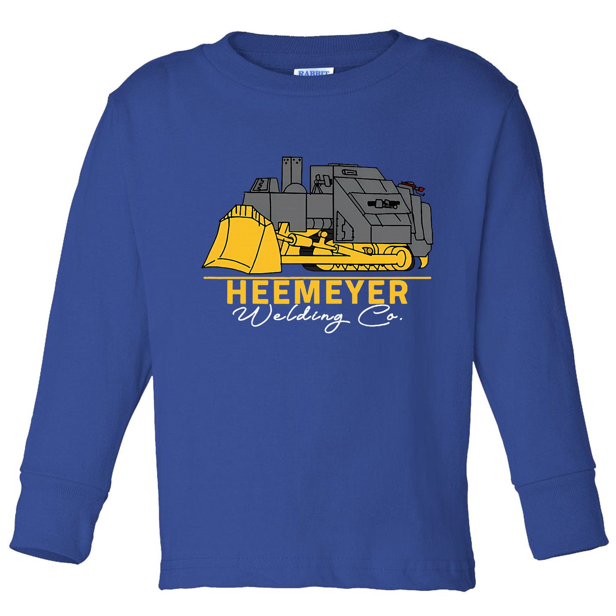 Heemeyer Welding Company Bulldozer Equipment Toddler Long Sleeve Shirt