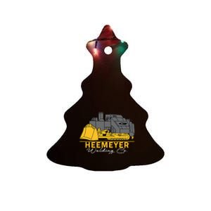 Heemeyer Welding Company Bulldozer Equipment Ceramic Tree Ornament