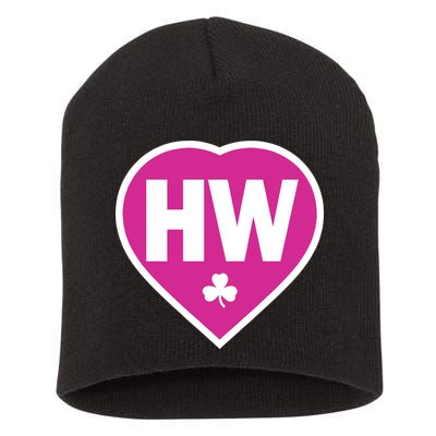Heather Walker Celtics Heart Celtics HW Short Acrylic Beanie