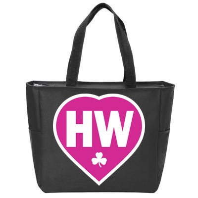 Heather Walker Celtics Heart Celtics HW Zip Tote Bag