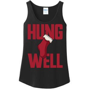 Hung Well Christmas Stocking Raunchy Hung Well Ladies Essential Tank