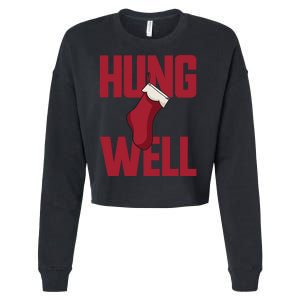 Hung Well Christmas Stocking Raunchy Hung Well Cropped Pullover Crew