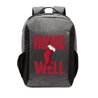 Hung Well Christmas Stocking Raunchy Hung Well Vector Backpack