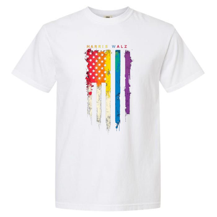 Harris Walz Colorful Streak Garment-Dyed Heavyweight T-Shirt