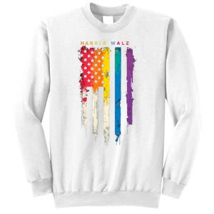 Harris Walz Colorful Streak Sweatshirt